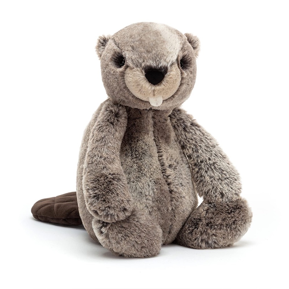 Jellycat NWT Bashful Beaver Medium Plush Stuffed Animal - RARE Retired